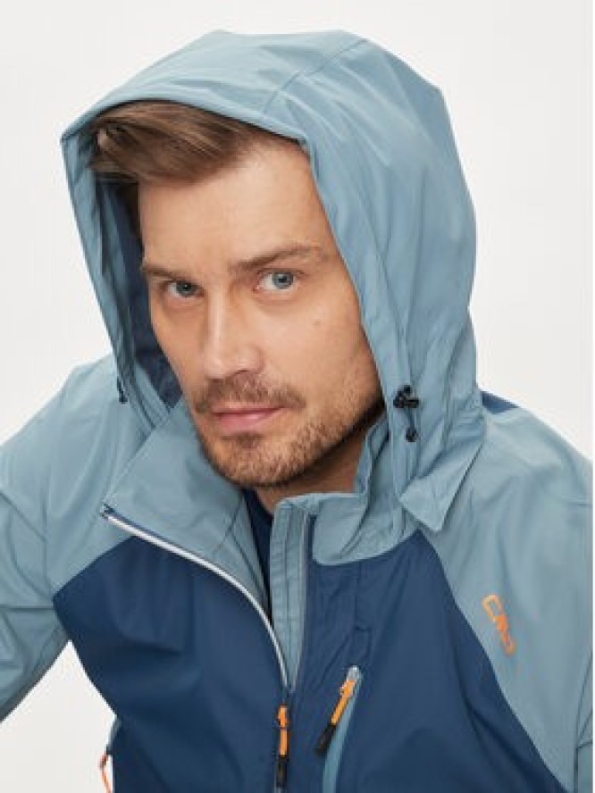 CMP Kurtka przeciwdeszczowa 34Z5147 Niebieski Regular Fit