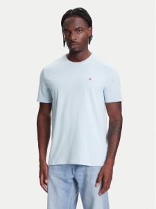 Calvin Klein Jeans T-Shirt LV040HM265 Niebieski Regular Fit