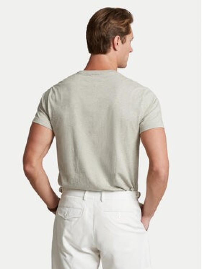 Polo Ralph Lauren T-Shirt Bsr 710680785 Szary Custom Slim Fit