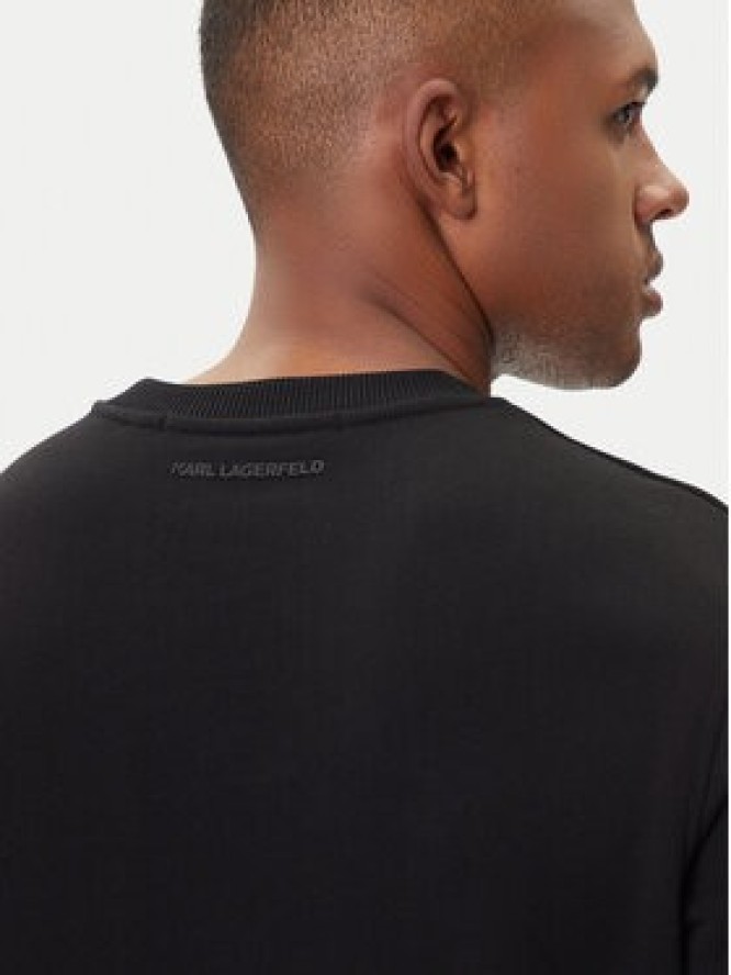 KARL LAGERFELD Bluza 705031 554906 Czarny Regular Fit