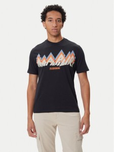 Napapijri T-Shirt Fiemme NP0A88T5 Czarny Regular Fit