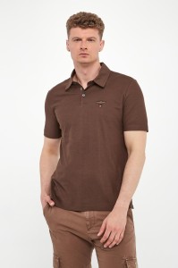 Polo męskie z haftem AERONAUTICA MILITARE