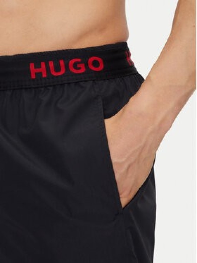 HUGO Szorty kąpielowe Tap 50534495 Czarny Regular Fit