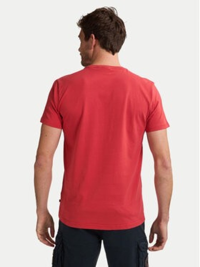 Petrol Industries T-Shirt M-1050-TSR600 Czerwony Regular Fit