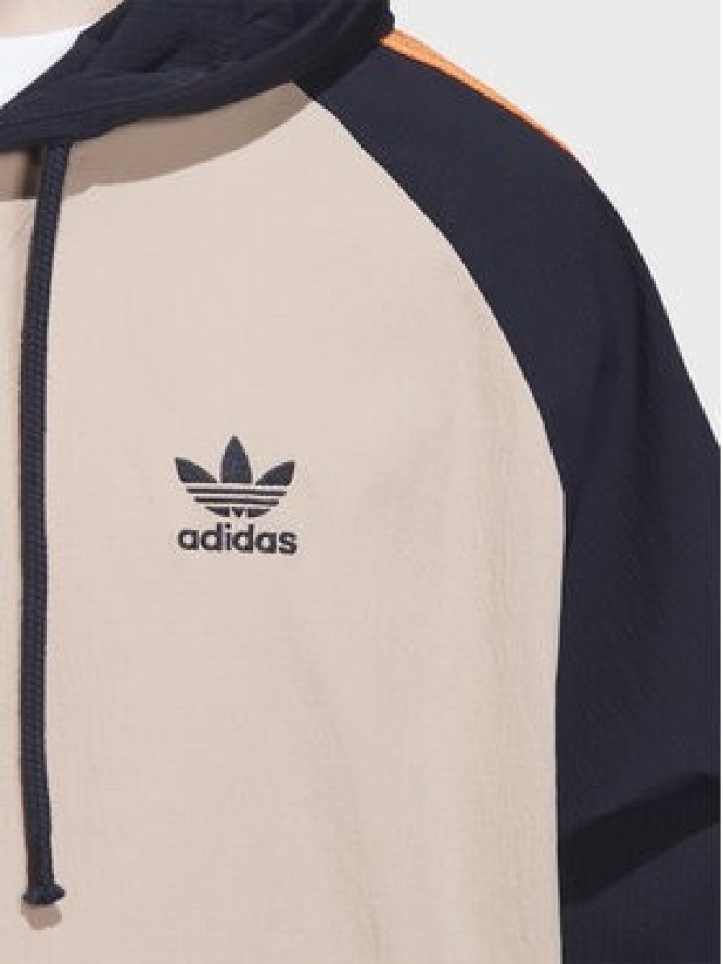 adidas Bluza SST Hooded Windbreaker IC5537 Brązowy Regular Fit