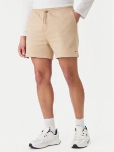 Tommy Jeans Szorty sportowe DM0DM21931 Beżowy Regular Fit