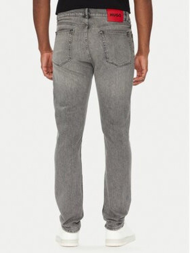 HUGO Jeansy 50542701 Szary Slim Fit