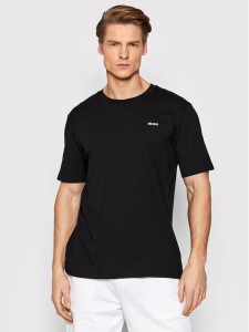 Hugo T-Shirt Dero222 50466158 Czarny Regular Fit