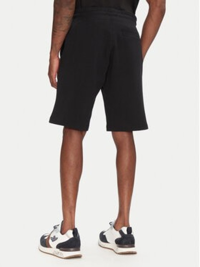 Aeronautica Militare Szorty sportowe 251BF017F459 Czarny Regular Fit