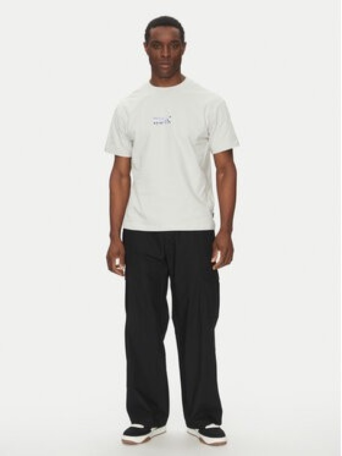 Quiksilver T-Shirt EQYZT08016 Szary Relaxed Fit