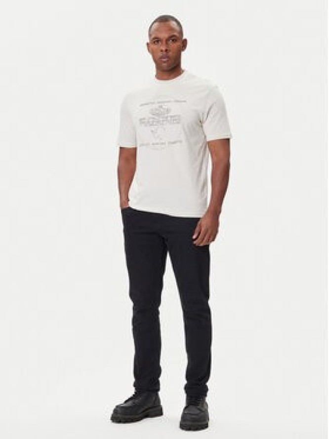 Napapijri T-Shirt S-Bald NP0A88SF Beżowy Regular Fit