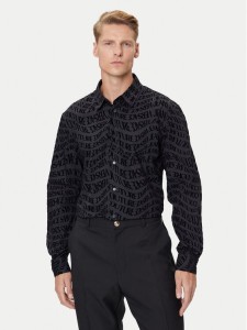 Versace Jeans Couture Koszula 79GAL2R0 NS703 Czarny Slim Fit