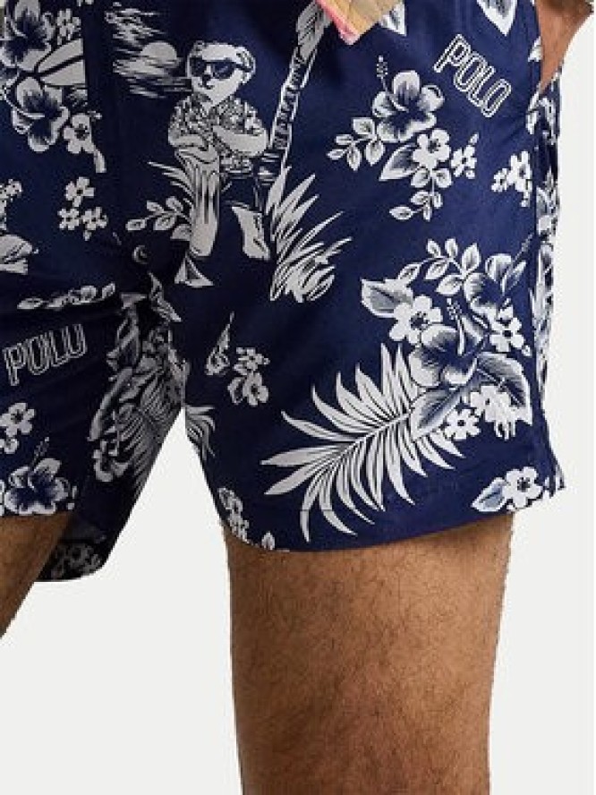 Polo Ralph Lauren Szorty kąpielowe 710963323002 Granatowy Classic Fit