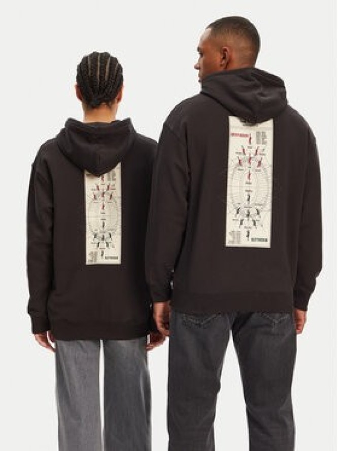 Puma Bluza Unisex Harry Potter 630093 Czarny Relaxed Fit