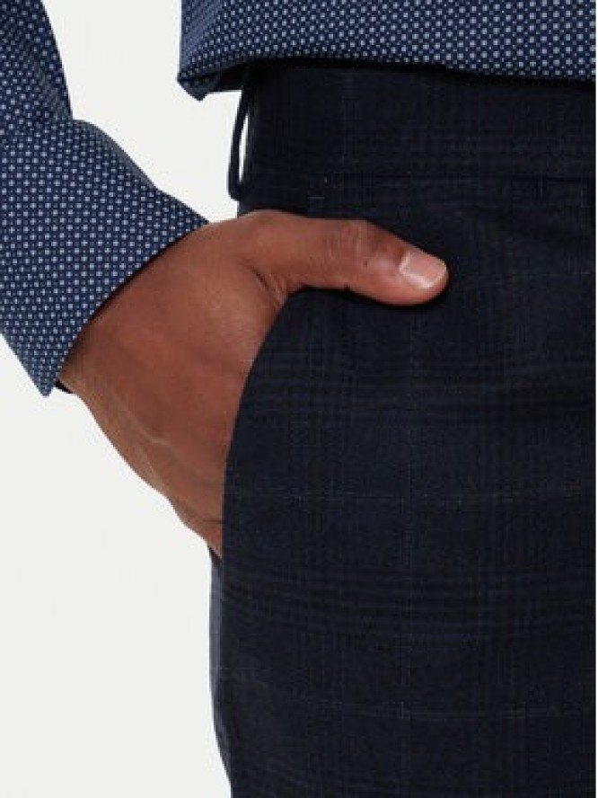 Tommy Hilfiger Chinosy Denton MW0MW40782 Granatowy Slim Fit