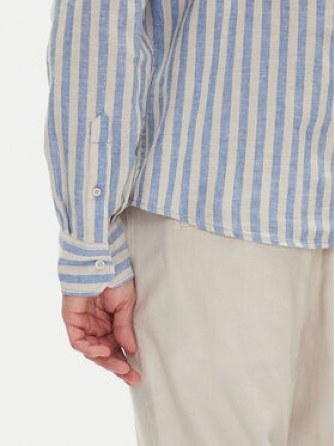 Mustang Koszula Rawlins 1016249 Błękitny Slim Fit