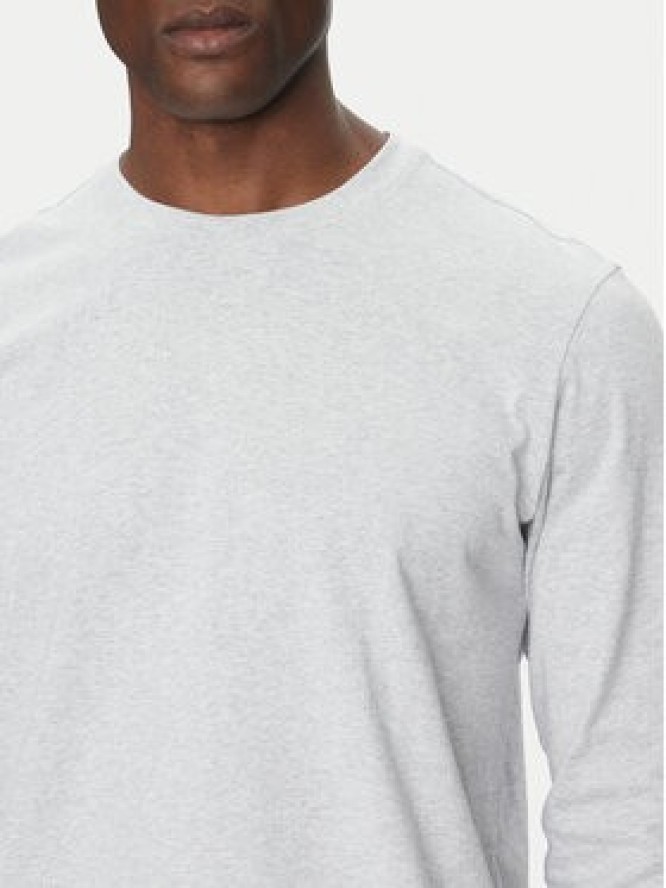 Champion Longsleeve 221164 Szary Loose Fit