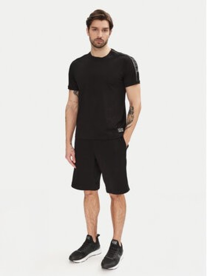 EA7 Emporio Armani T-Shirt 7M000138 AF10375 UC001 Czarny Regular Fit