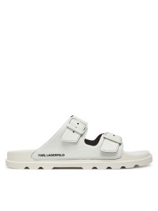 KARL LAGERFELD Klapki Kondo Tred KL70975 Biały