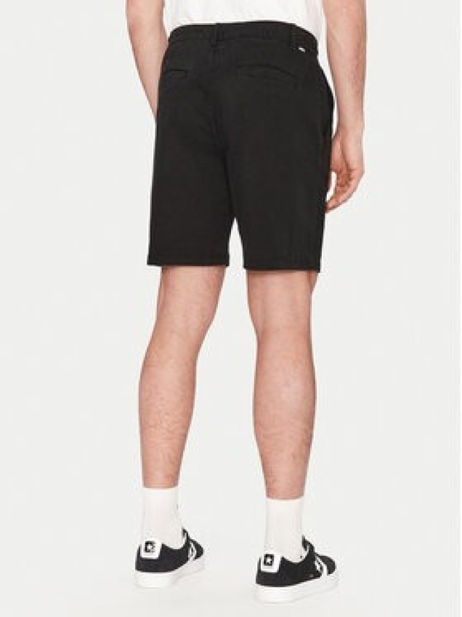 Resteröds Szorty materiałowe Chin 55251 6410 Czarny Regular Fit