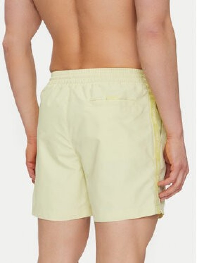 Calvin Klein Swimwear Szorty kąpielowe KM0KM01109 Żółty Regular Fit