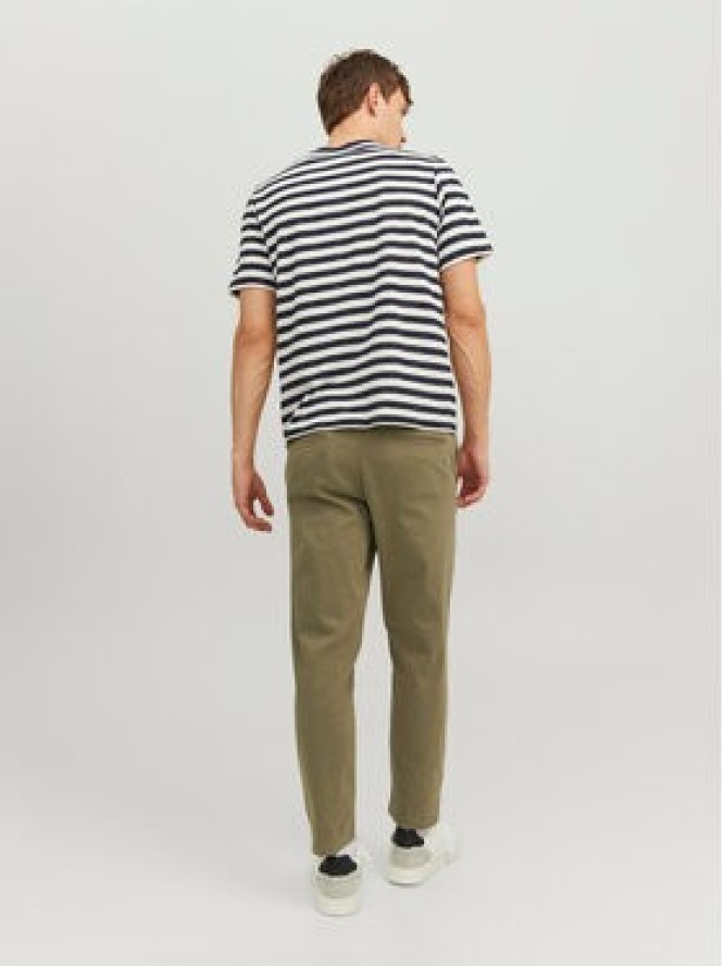 Jack & Jones Chinosy Harlow 12242188 Zielony Tapered Fit