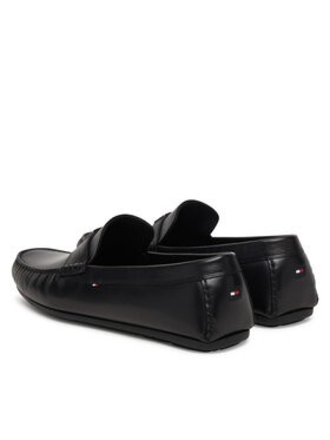Tommy Hilfiger Mokasyny Hardware Hilfiger Driver Shoe FM0FM05838 Czarny