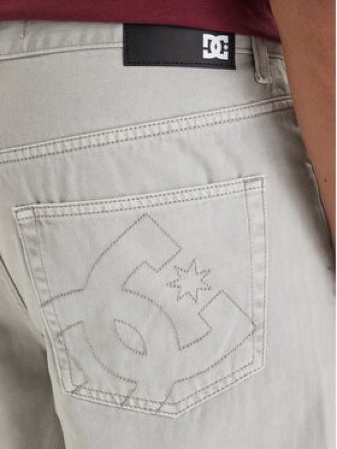 DC Shoes Jeansy EDYDP03435 Szary Baggy Fit