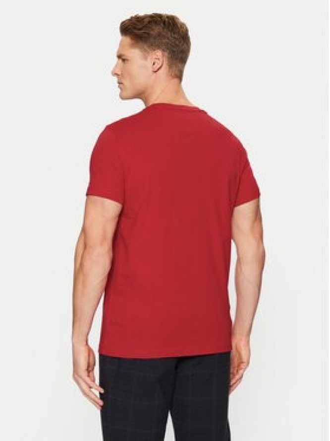 Tommy Hilfiger T-Shirt Tommy Logo MW0MW11797 Czerwony Regular Fit
