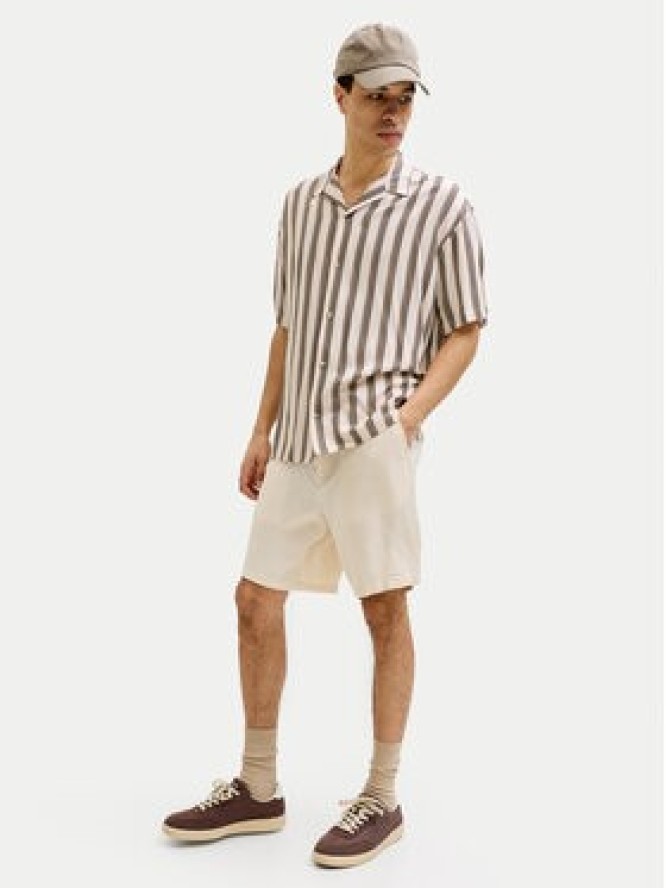 Jack & Jones Szorty materiałowe Ace Mykonos 12269376 Beżowy Regular Fit