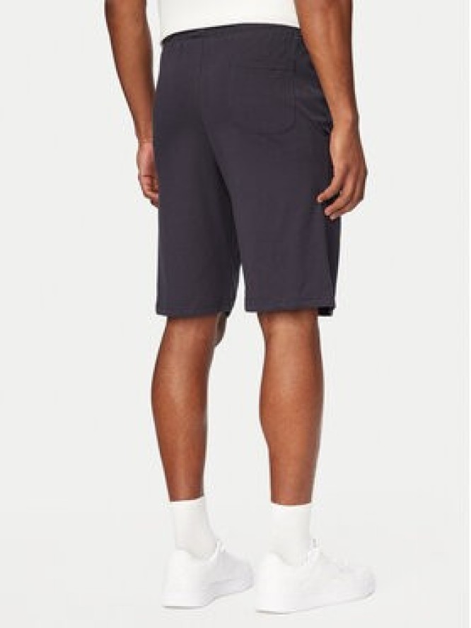 Alpha Industries Szorty sportowe Jersey 116366 Granatowy Regular Fit