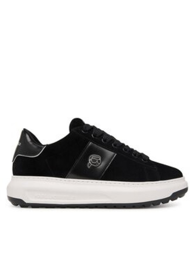 KARL LAGERFELD Sneakersy Kapri Lug KL57527 Czarny