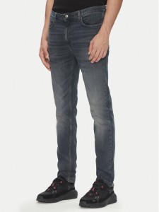HUGO Jeansy 50542675 Szary Extra Slim Fit