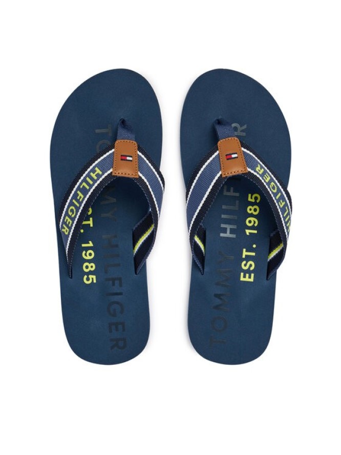 Tommy Hilfiger Japonki Sporty Hilfiger Beach Sandal FM0FM05805 Niebieski