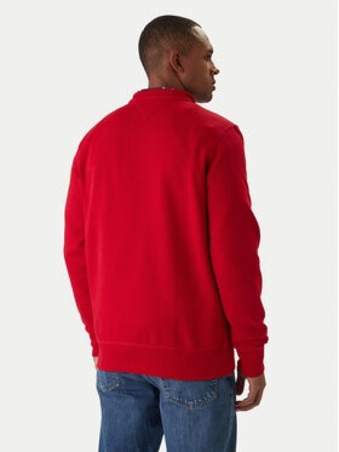 Tommy Hilfiger Bluza Logo MW0MW11596 Czerwony Regular Fit