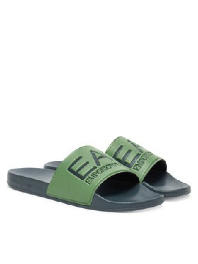 EA7 Emporio Armani Klapki 7X000108 AF15118 M8132 Zielony