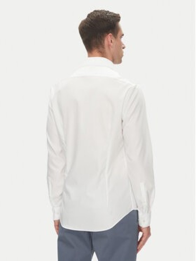 Calvin Klein Koszula LV019EU017 Biały Slim Fit