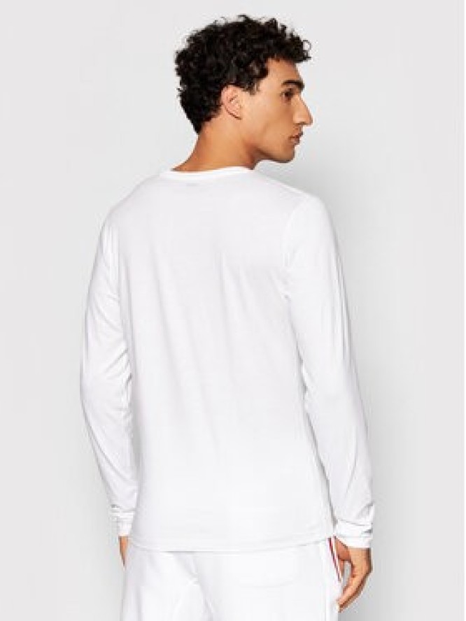 Alpha Industries Longsleeve Basic Small Logo 198517 Biały Regular Fit