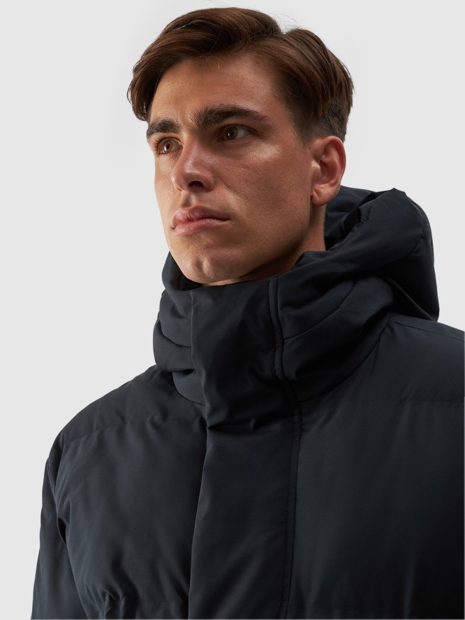 4F Kurtka puchowa z syntetycznym wypełnieniem męska - czarna XL