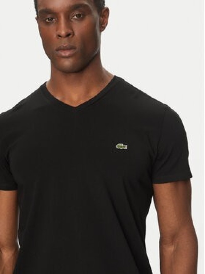 Lacoste T-Shirt TH6710 Czarny Regular Fit