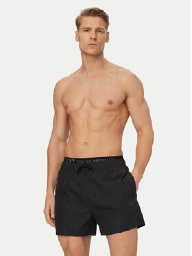 EA7 Emporio Armani Szorty kąpielowe 7M001689 AF21074 UC001 Czarny Regular Fit