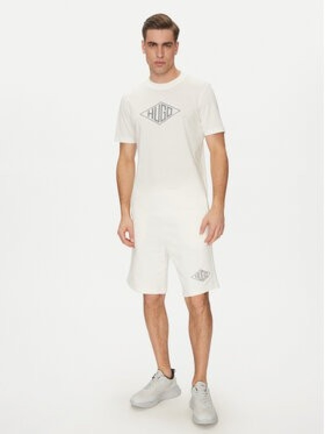 HUGO T-Shirt Dalendi 50534934 Écru Regular Fit