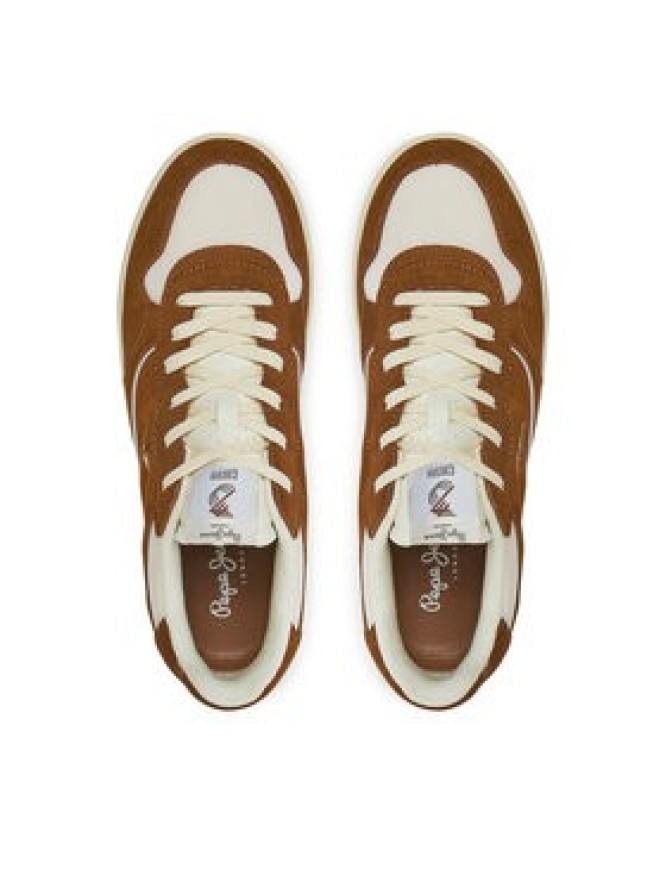 Pepe Jeans Sneakersy Chester Air M PMS00033 Brązowy