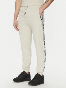 Guess Spodnie dresowe Z2YB19 K6ZS1 Écru Regular Fit