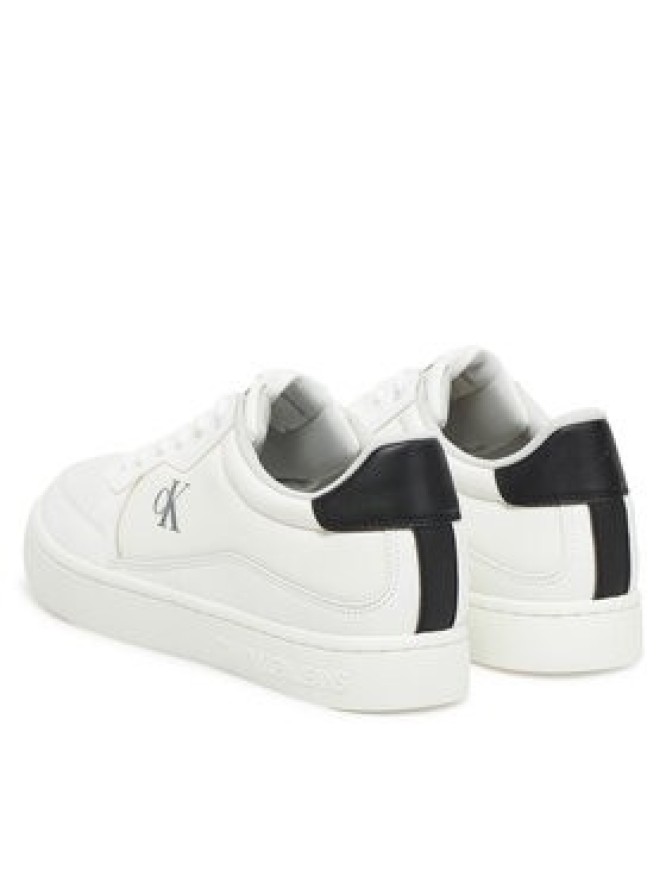 Calvin Klein Jeans Sneakersy Classic Cupsole Tech Ripstop YM0YM01202 Biały