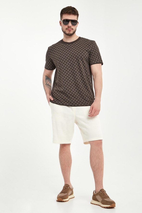 T-shirt męski z logo Victormanuel JOOP!