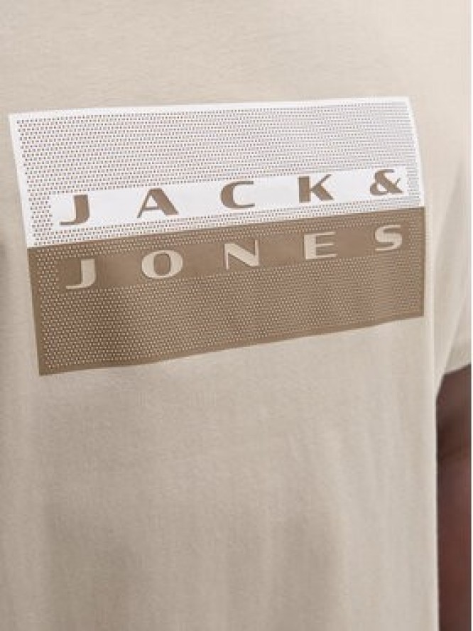 Jack & Jones T-Shirt Fusion 12289863 Szary Regular Fit