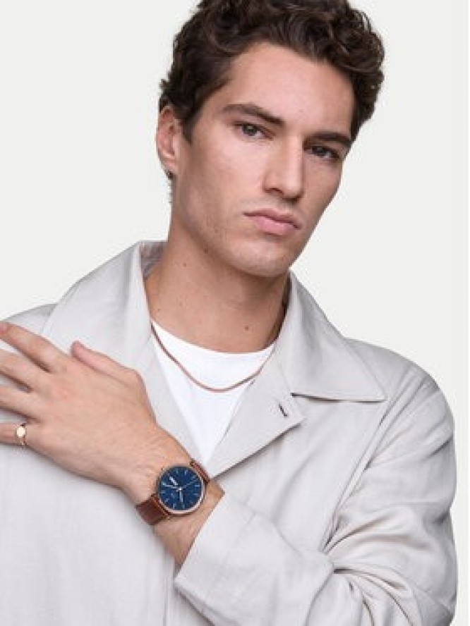 Daniel Wellington Zegarek Classic Day Display 40 DW00100830 Różowe złoto