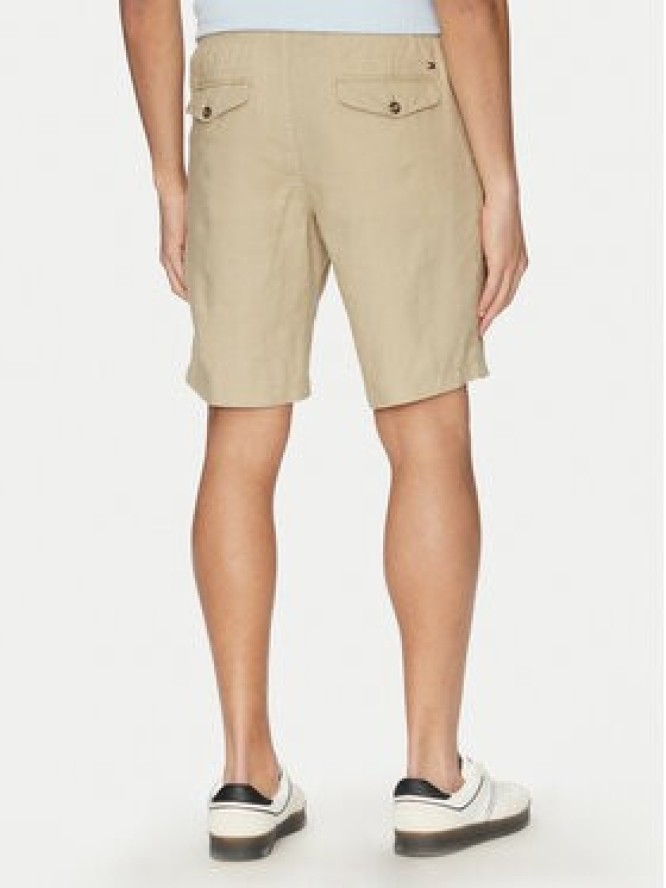 Tommy Hilfiger Szorty materiałowe Harlem MW0MW37804 Beżowy Regular Fit