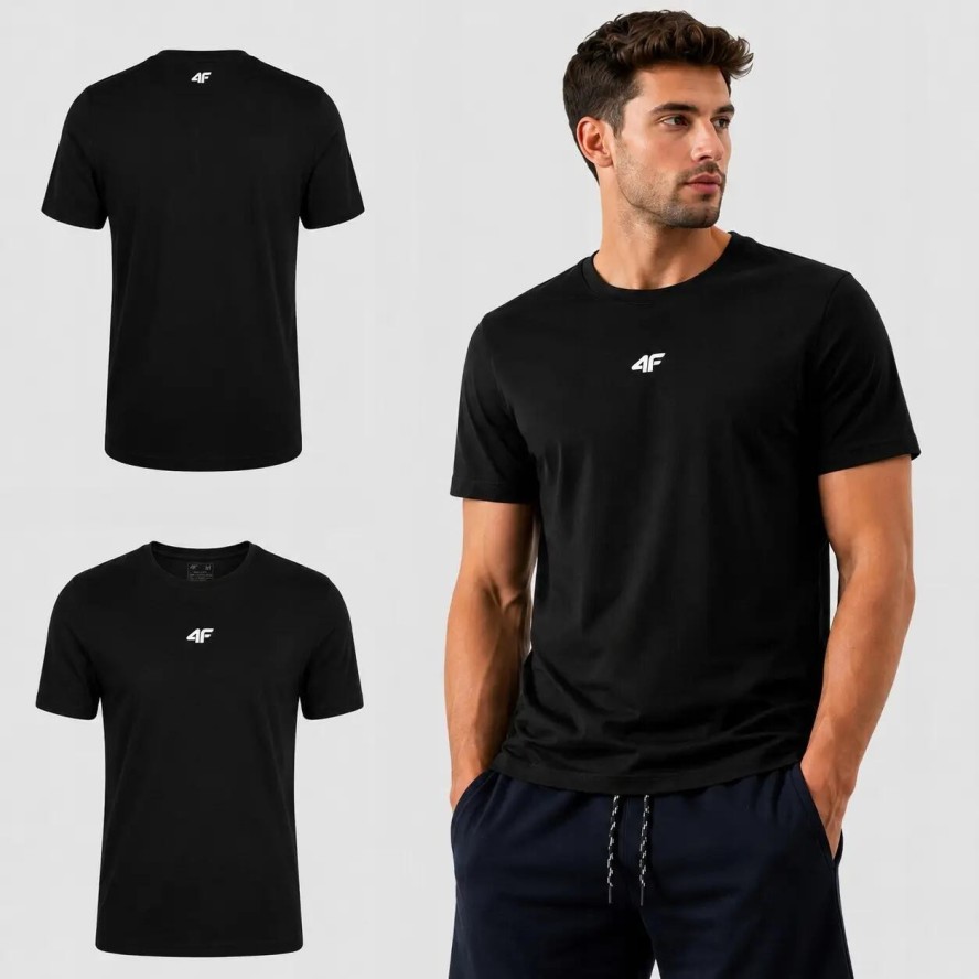 KOSZULKA MĘSKA 4F T-SHIRT BAWEŁNIANY LIMITOWANY SPORTOWY M3947 SS26